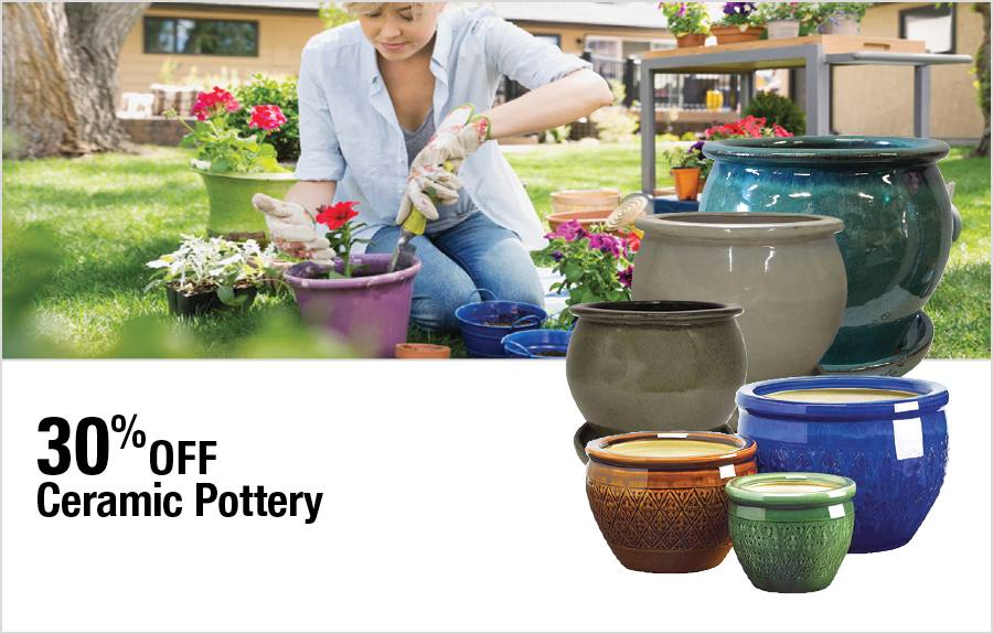30% Off Ceramic Pottery